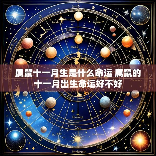 属鼠十一月生是什么命运 属鼠的十一月出生命运好不好