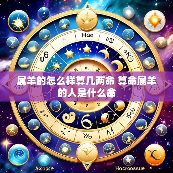 属羊的怎么样算几两命 算命属羊的人是什么命