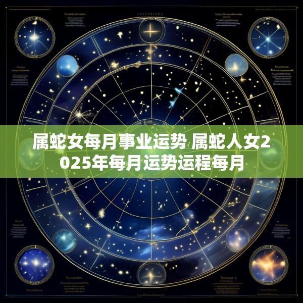属蛇女每月事业运势 属蛇人女2025年每月运势运程每月