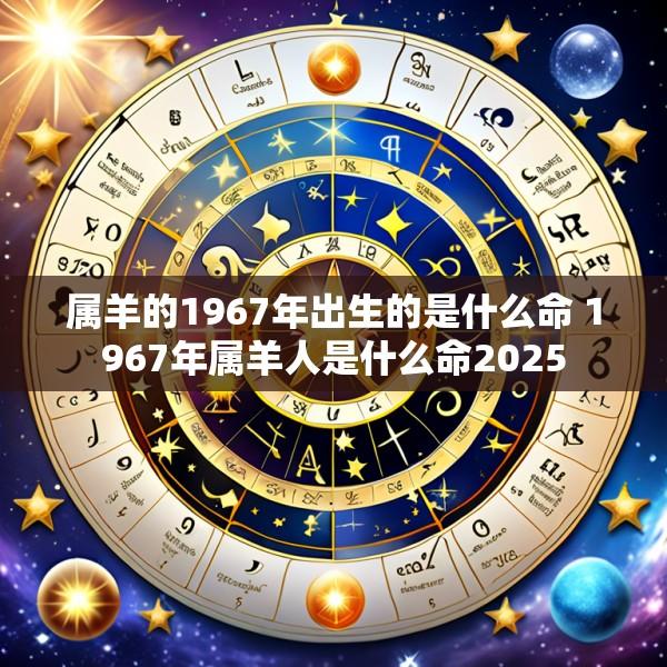 属羊的1967年出生的是什么命 1967年属羊人是什么命2025
