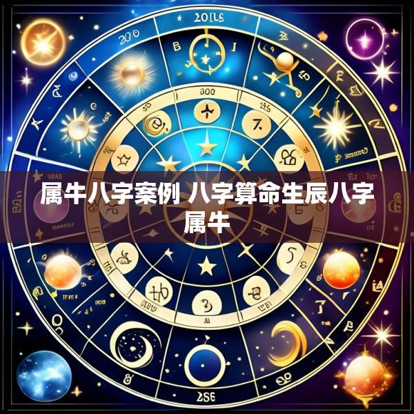 属牛八字案例 八字算命生辰八字属牛