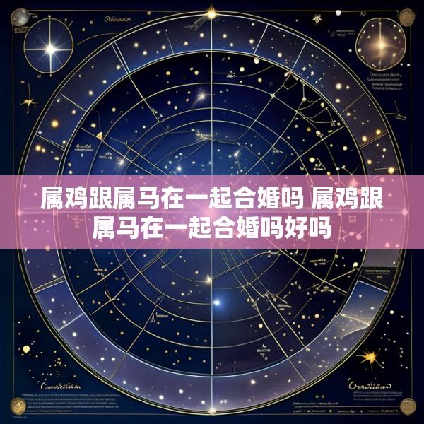 属鸡跟属马在一起合婚吗 属鸡跟属马在一起合婚吗好吗