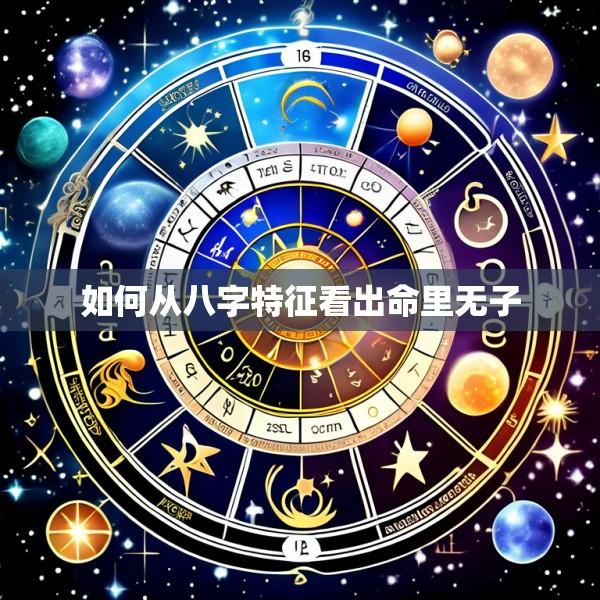 如何从八字特征看出命里无子