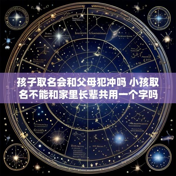 孩子取名会和父母犯冲吗 小孩取名不能和家里长辈共用一个字吗