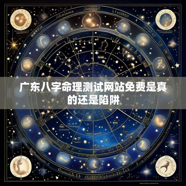 广东八字命理测试网站免费是真的还是陷阱