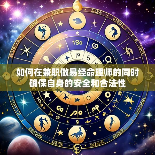 如何在兼职做易经命理师的同时确保自身的安全和合法性