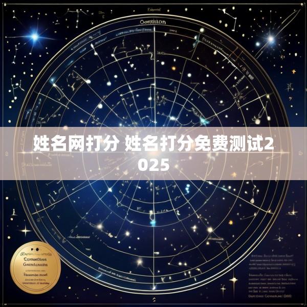 姓名网打分 姓名打分免费测试2025