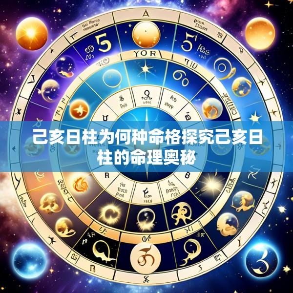 己亥日柱为何种命格探究己亥日柱的命理奥秘