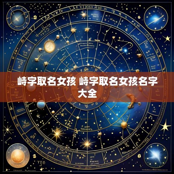 峙字取名女孩 峙字取名女孩名字大全