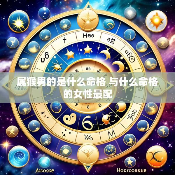 属猴男的是什么命格 与什么命格的女性最配