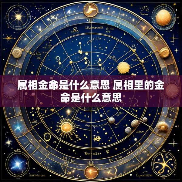 属相金命是什么意思 属相里的金命是什么意思