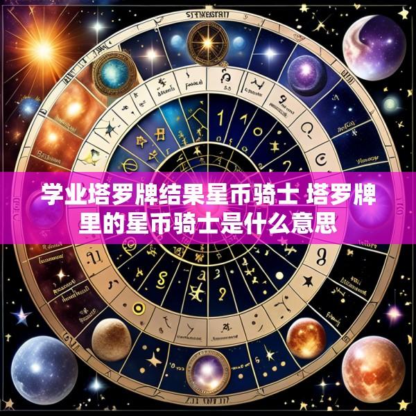 学业塔罗牌结果星币骑士 塔罗牌里的星币骑士是什么意思