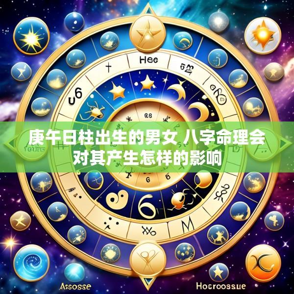 庚午日柱出生的男女 八字命理会对其产生怎样的影响