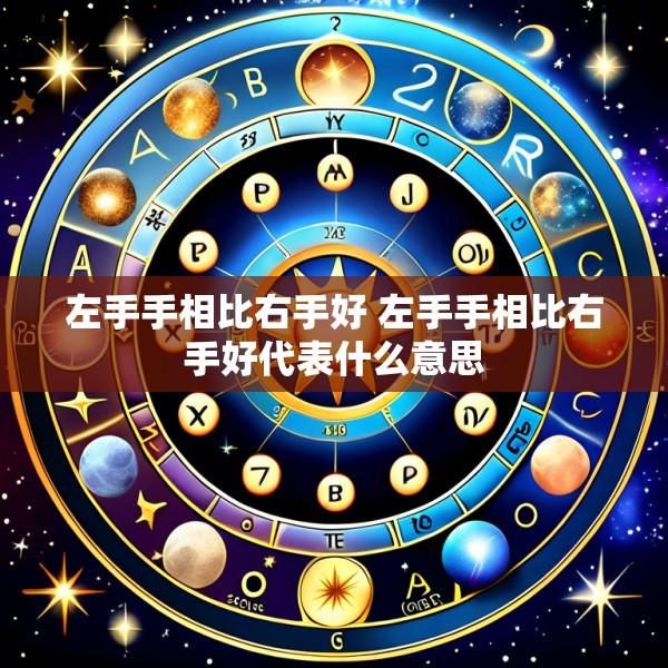 左手手相比右手好 左手手相比右手好代表什么意思