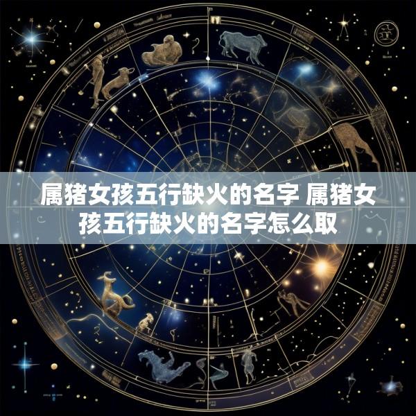 属猪女孩五行缺火的名字 属猪女孩五行缺火的名字怎么取