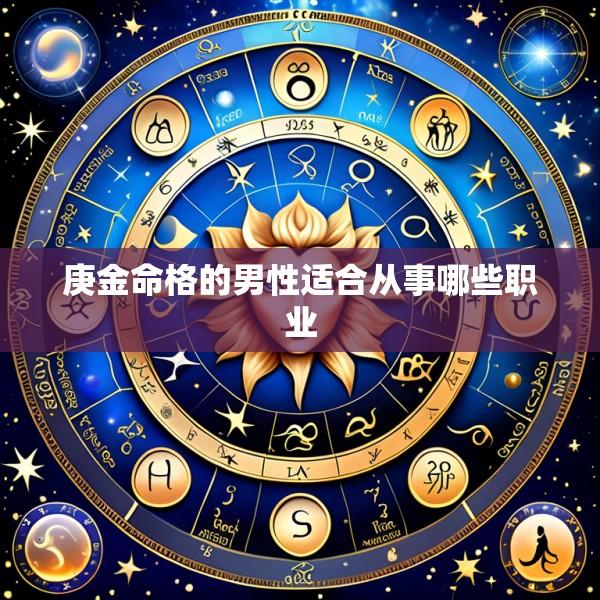 庚金命格的男性适合从事哪些职业