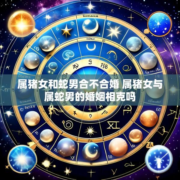 属猪女和蛇男合不合婚 属猪女与属蛇男的婚姻相克吗