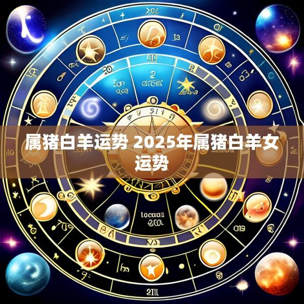 属猪白羊运势 2025年属猪白羊女运势