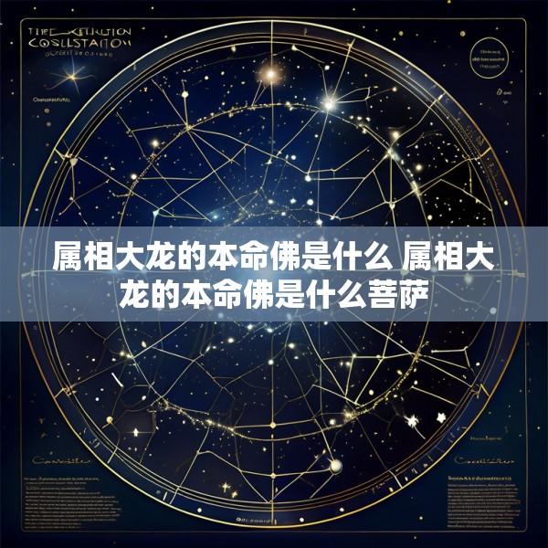 属相大龙的本命佛是什么 属相大龙的本命佛是什么菩萨