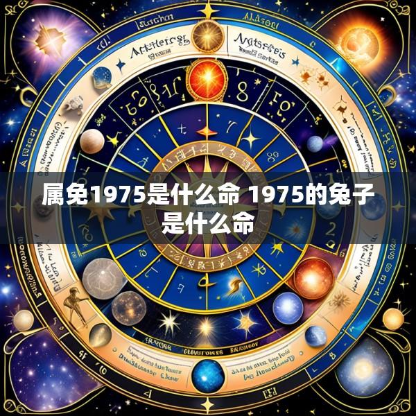 属免1975是什么命 1975的兔子是什么命