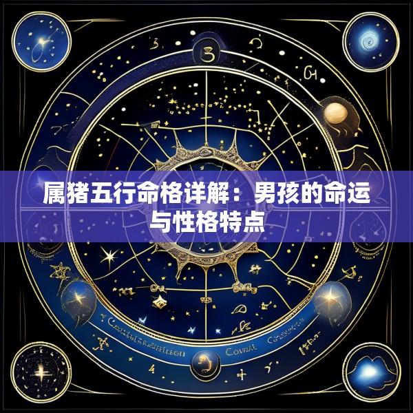 属猪五行命格详解:男孩的命运与性格特点