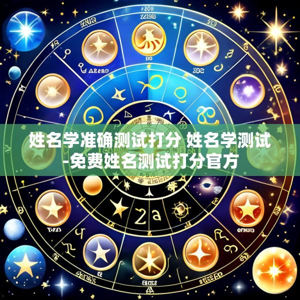 姓名学准确测试打分 姓名学测试-免费姓名测试打分官方
