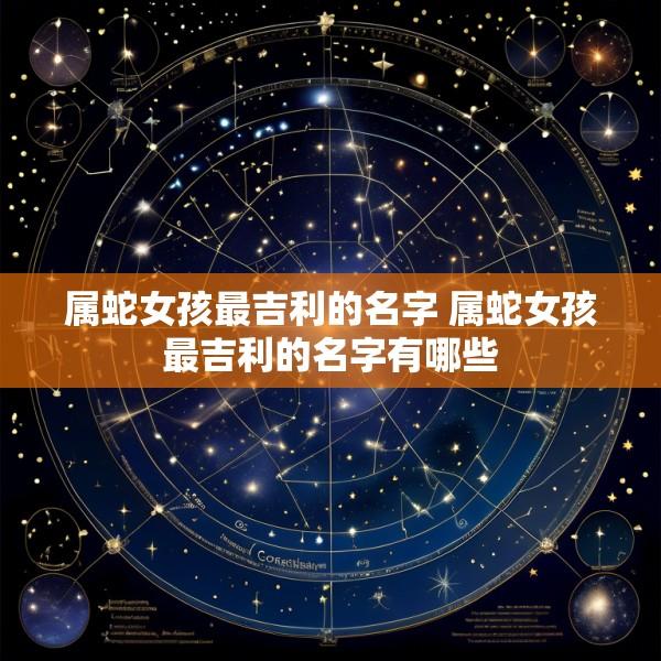 属蛇女孩最吉利的名字 属蛇女孩最吉利的名字有哪些