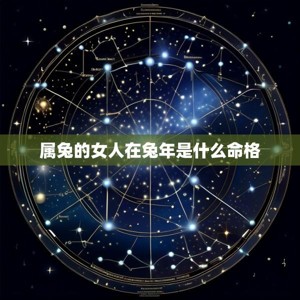 属兔的女人在兔年是什么命格