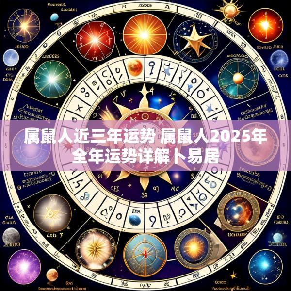 属鼠人近三年运势 属鼠人2025年全年运势详解卜易居