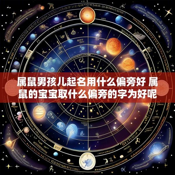 属鼠男孩儿起名用什么偏旁好 属鼠的宝宝取什么偏旁的字为好呢