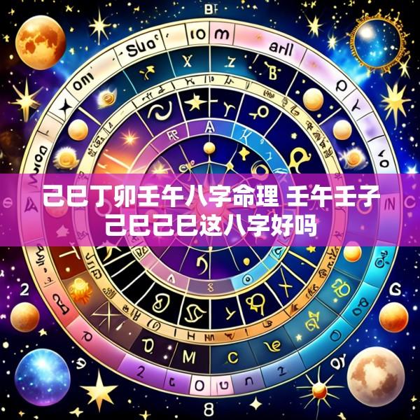 己巳丁卯壬午八字命理 壬午壬子己巳己巳这八字好吗