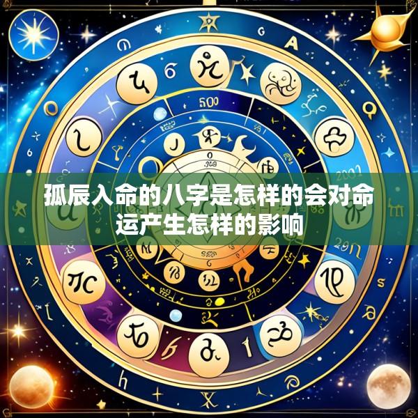 孤辰入命的八字是怎样的会对命运产生怎样的影响