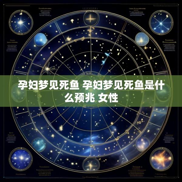 孕妇梦见死鱼 孕妇梦见死鱼是什么预兆 女性