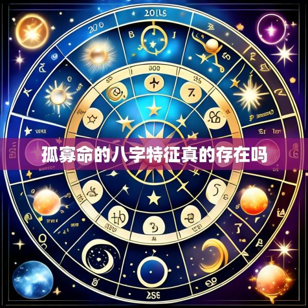 孤寡命的八字特征真的存在吗