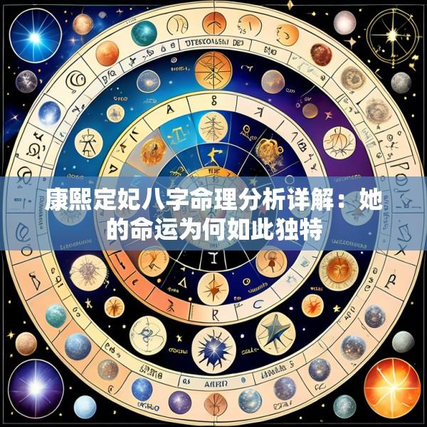 康熙定妃八字命理分析详解：她的命运为何如此独特