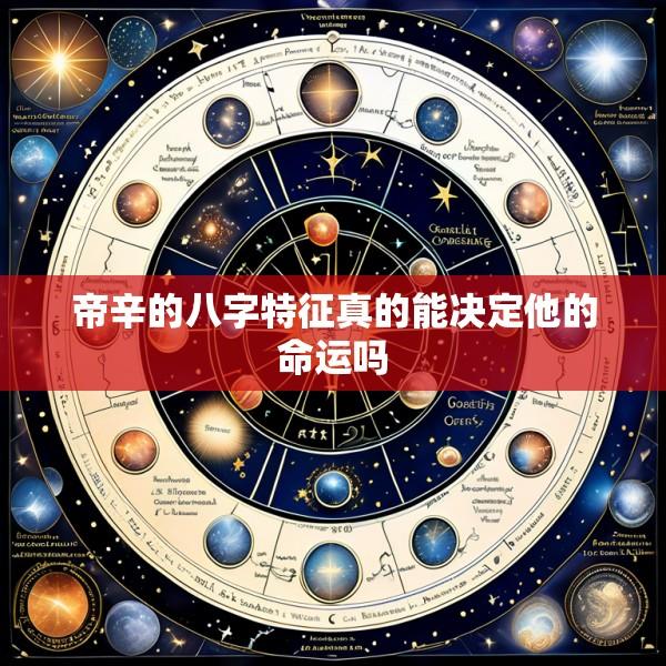 帝辛的八字特征真的能决定他的命运吗