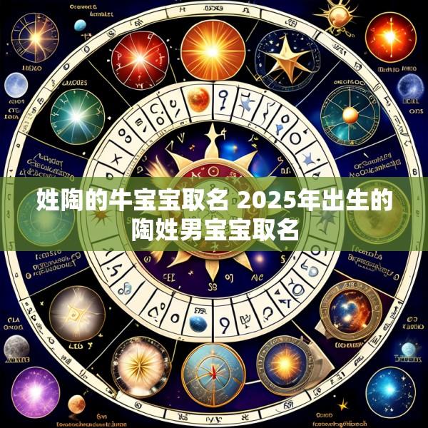 姓陶的牛宝宝取名 2025年出生的陶姓男宝宝取名