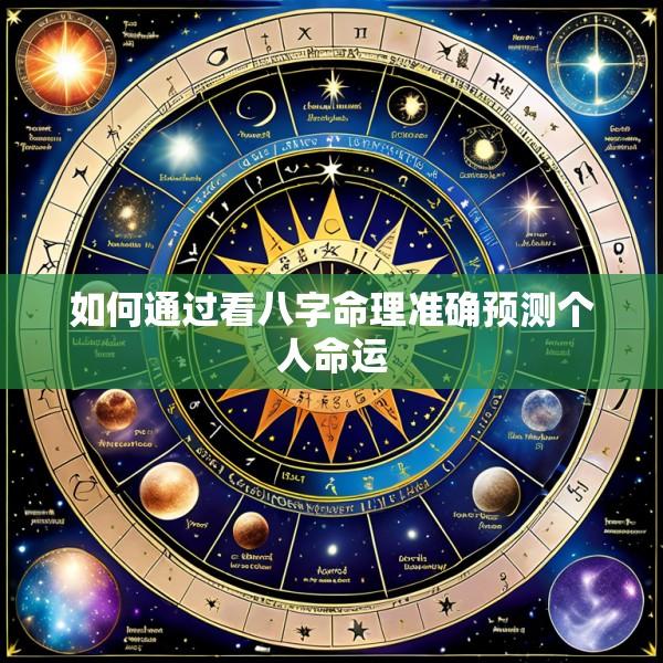 如何通过看八字命理准确预测个人命运