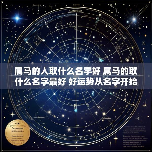 属马的人取什么名字好 属马的取什么名字最好 好运势从名字开始