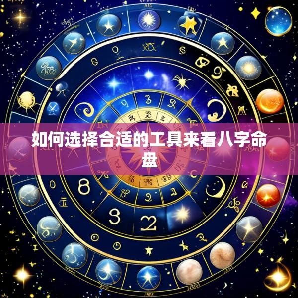 如何选择合适的工具来看八字命盘