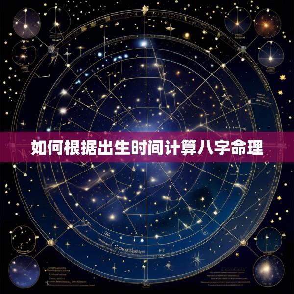 如何根据出生时间计算八字命理