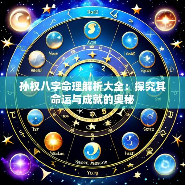 孙权八字命理解析大全：探究其命运与成就的奥秘