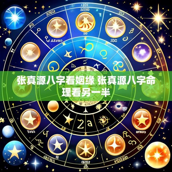 张真源八字看姻缘 张真源八字命理看另一半