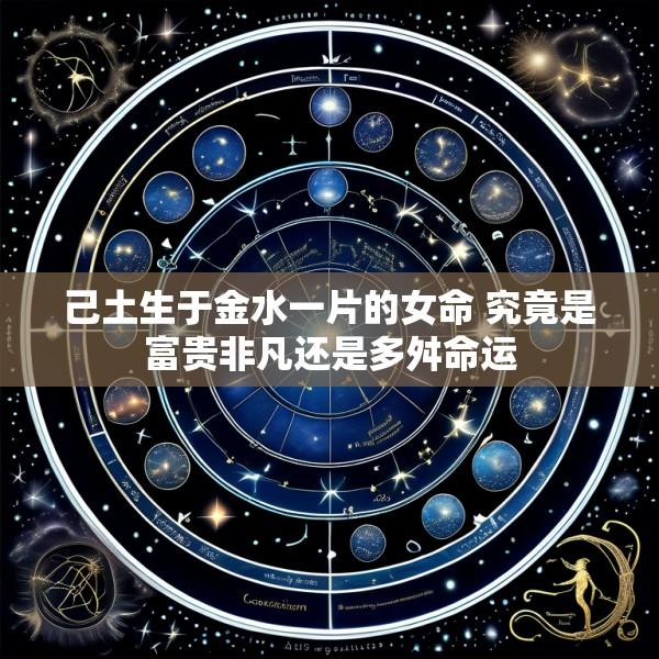 己土生于金水一片的女命 究竟是富贵非凡还是多舛命运