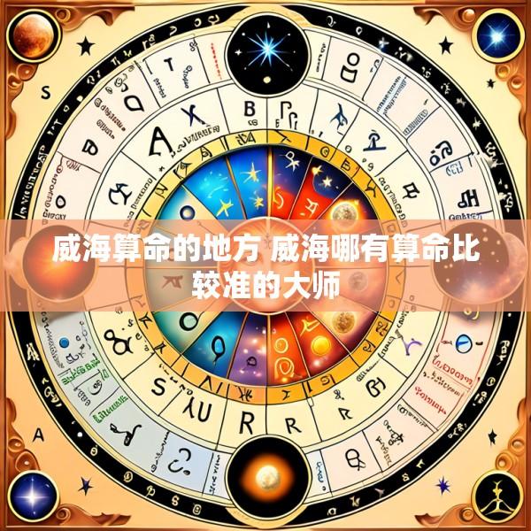 威海算命的地方 威海哪有算命比较准的大师