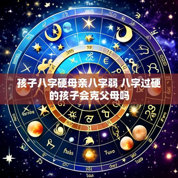 孩子八字硬母亲八字弱 八字过硬的孩子会克父母吗