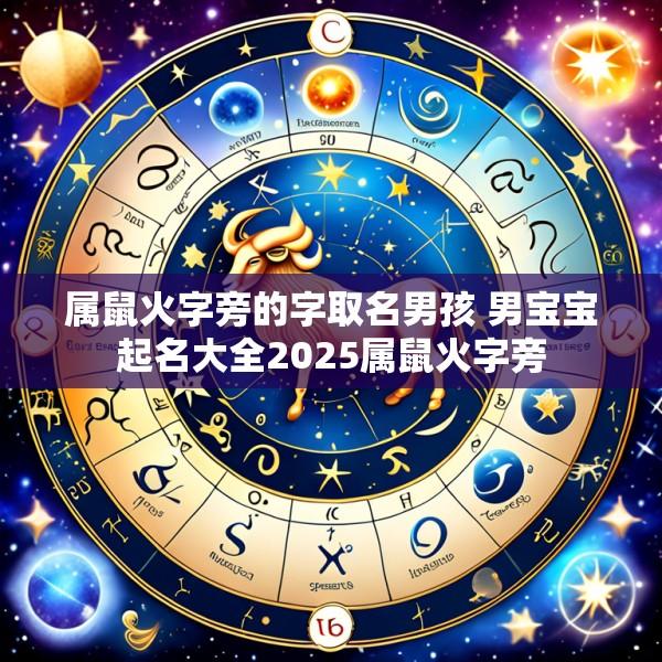 属鼠火字旁的字取名男孩 男宝宝起名大全2025属鼠火字旁