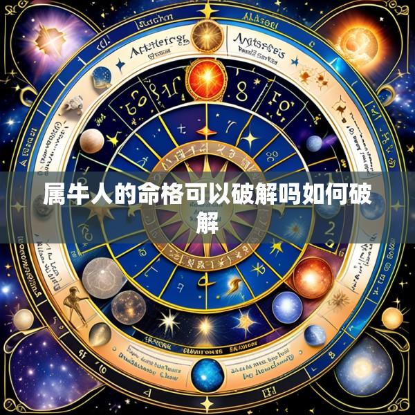 属牛人的命格可以破解吗如何破解