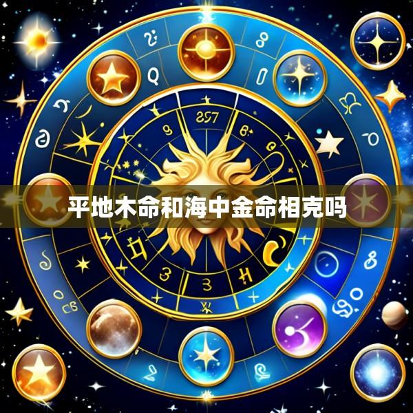 平地木命和海中金命相克吗