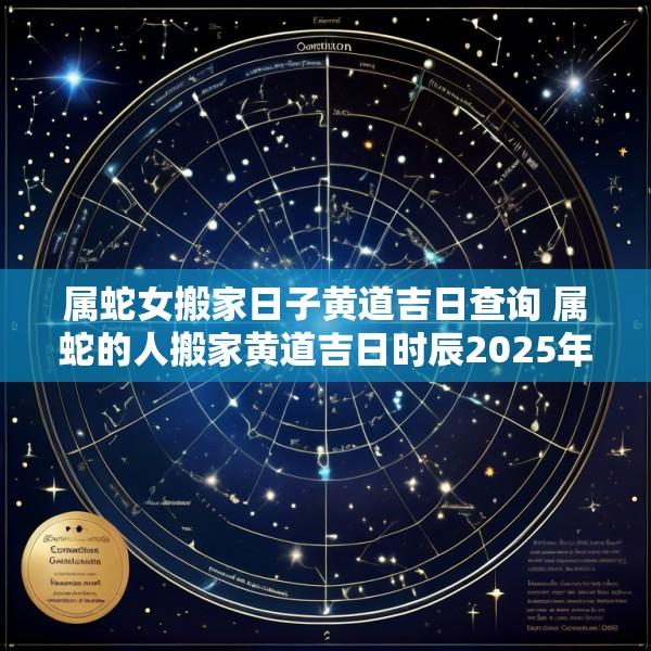 属蛇女搬家日子黄道吉日查询 属蛇的人搬家黄道吉日时辰2025年1月